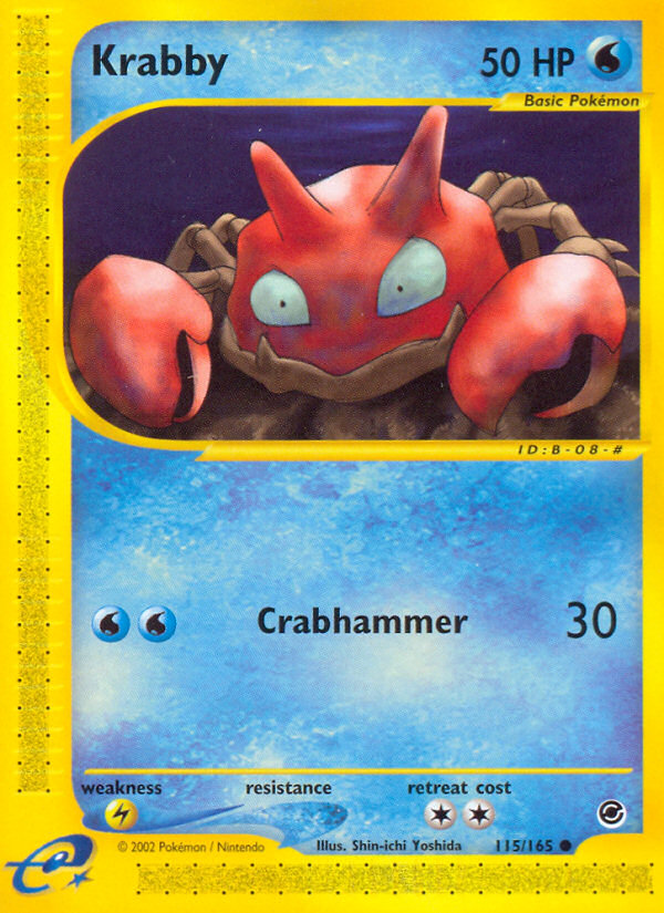 Krabby On Pokemon Card Prices Pokemon Card Value Rare Card Details