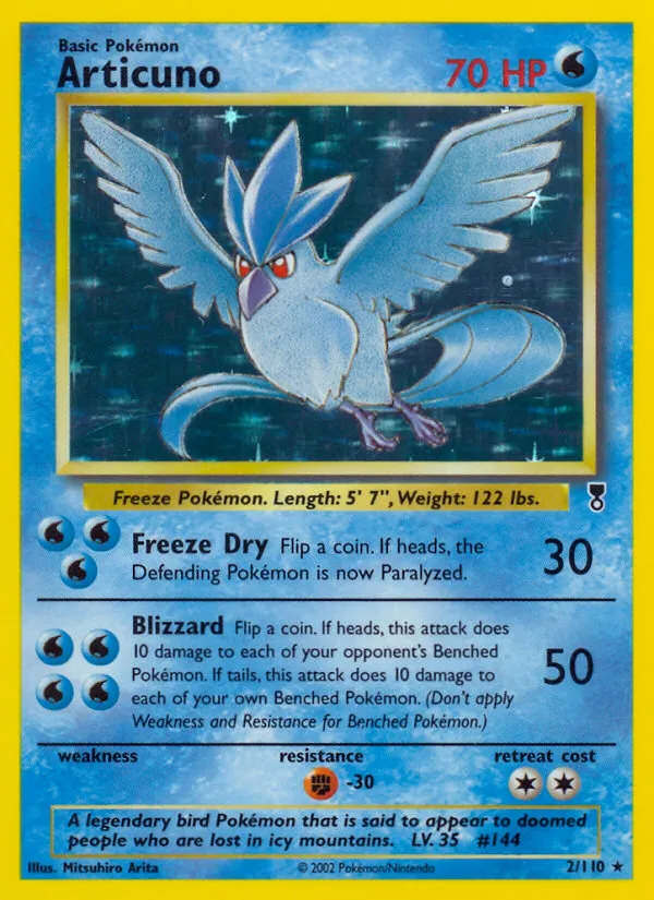 Articuno trading card