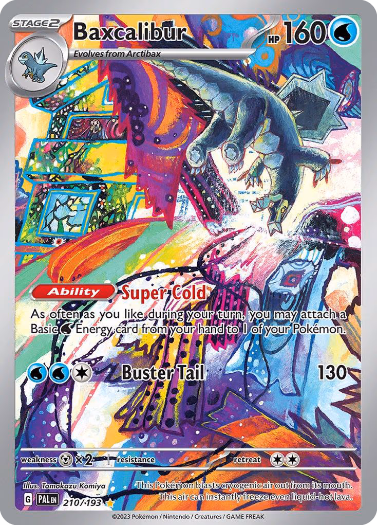 Baxcalibur trading card