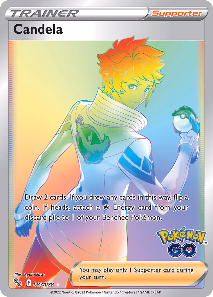 Candela trading card
