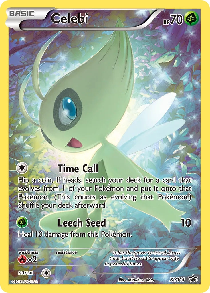 Celebi trading card