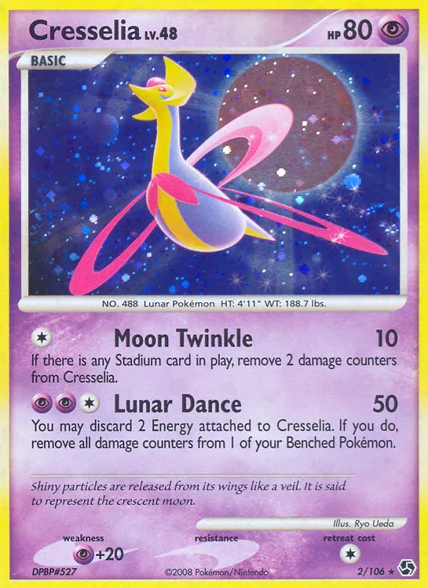 Cresselia trading card