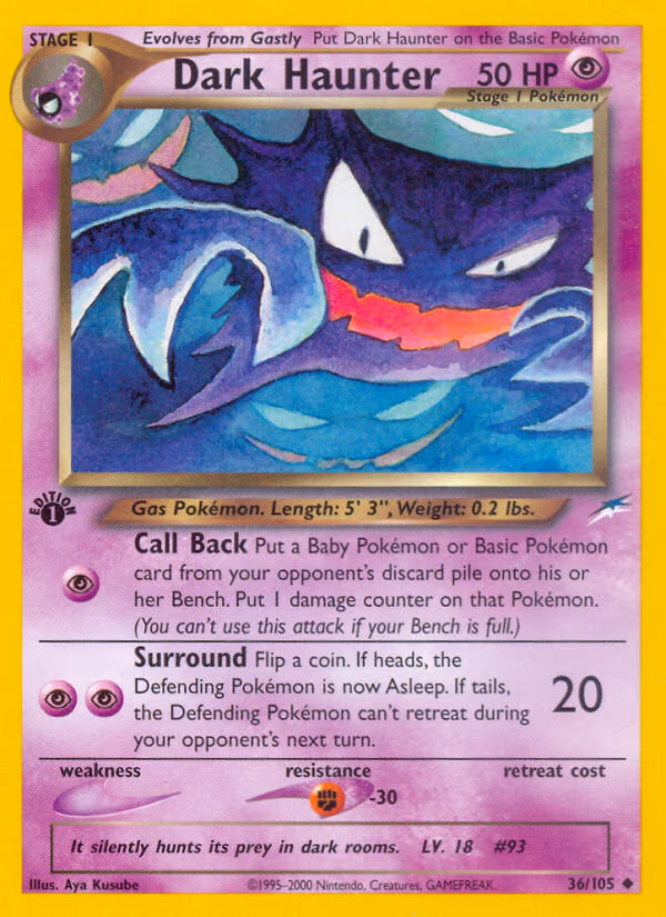 Dark Haunter trading card