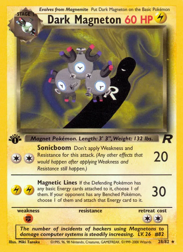 Dark Magneton trading card