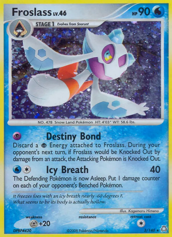 Froslass trading card
