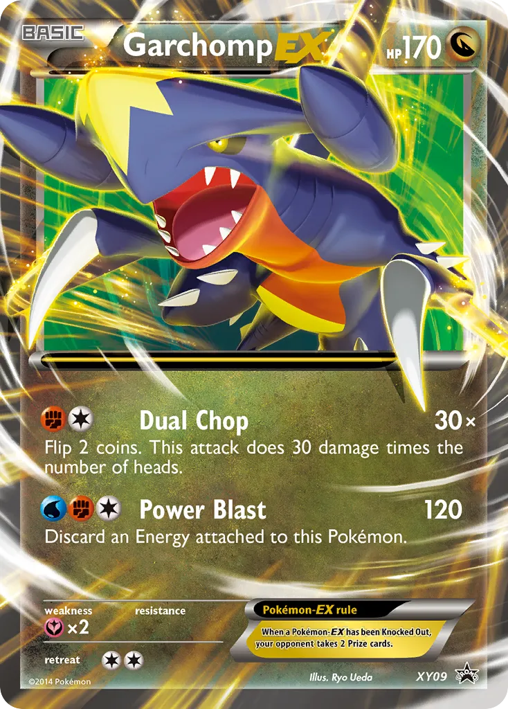 Garchomp-EX trading card