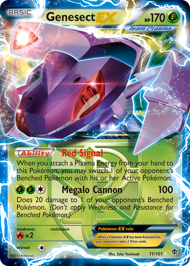 Genesect-EX trading card