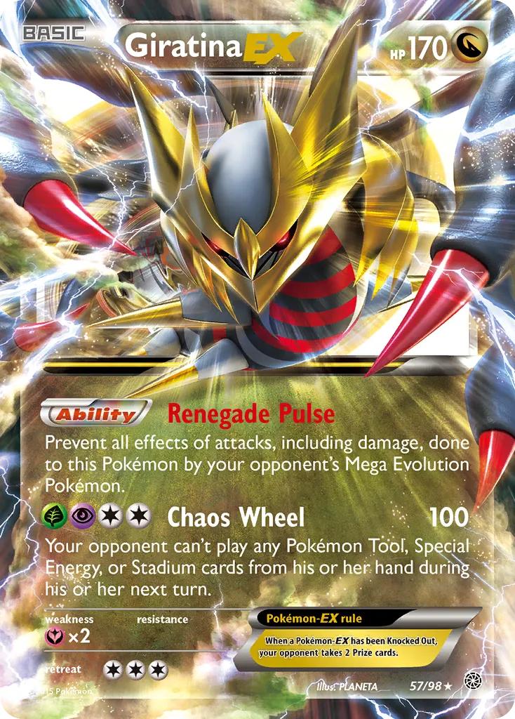 Giratina-EX trading card