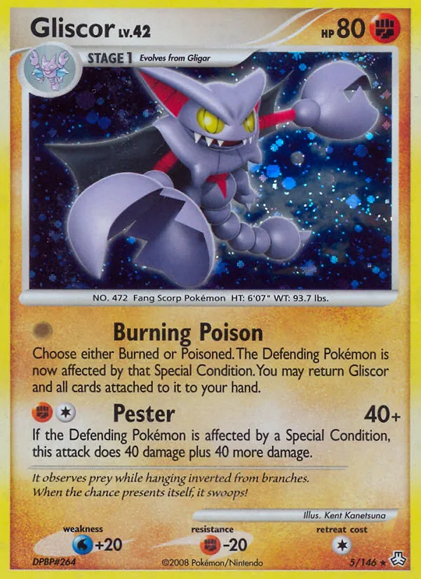 Gliscor trading card