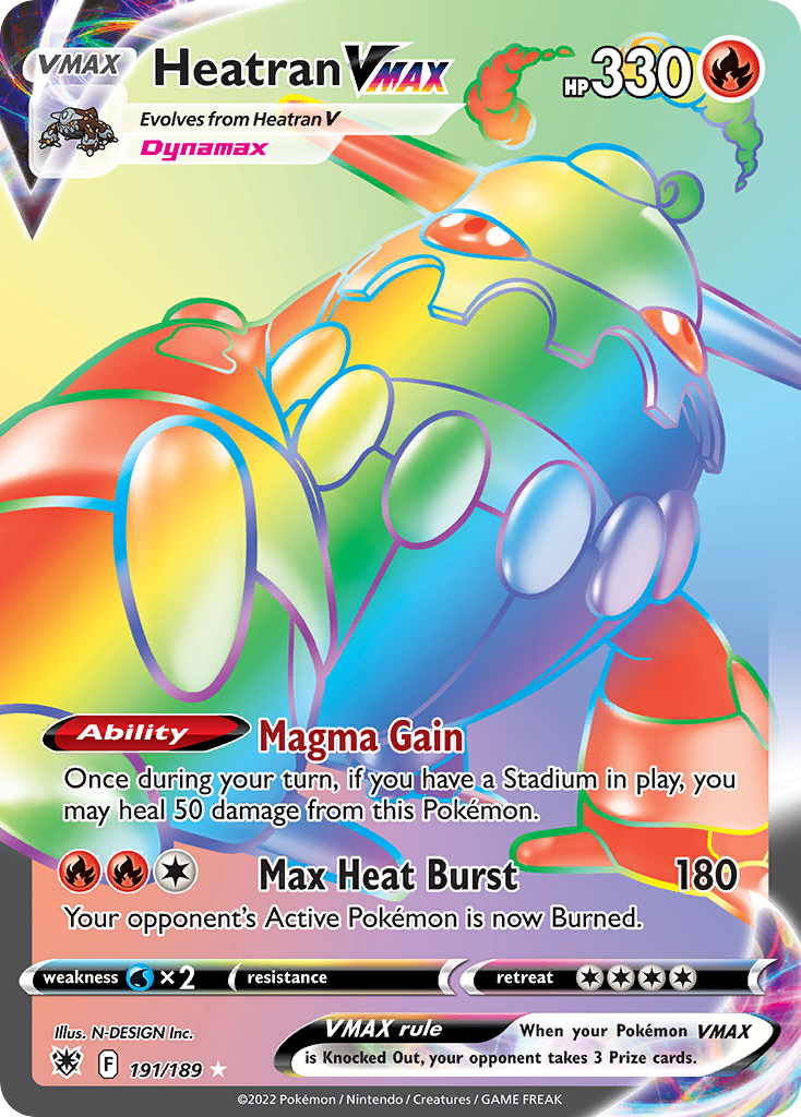 Heatran VMAX on Pokemon Card Prices | Pokemon Card Value & Rare Card ...