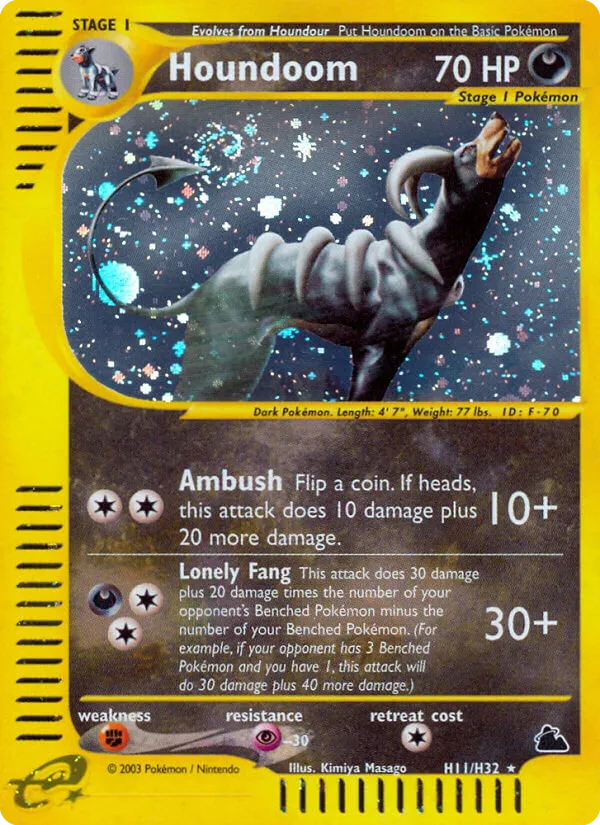 Houndoom trading card