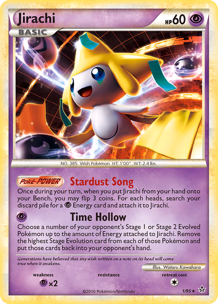 Jirachi trading card