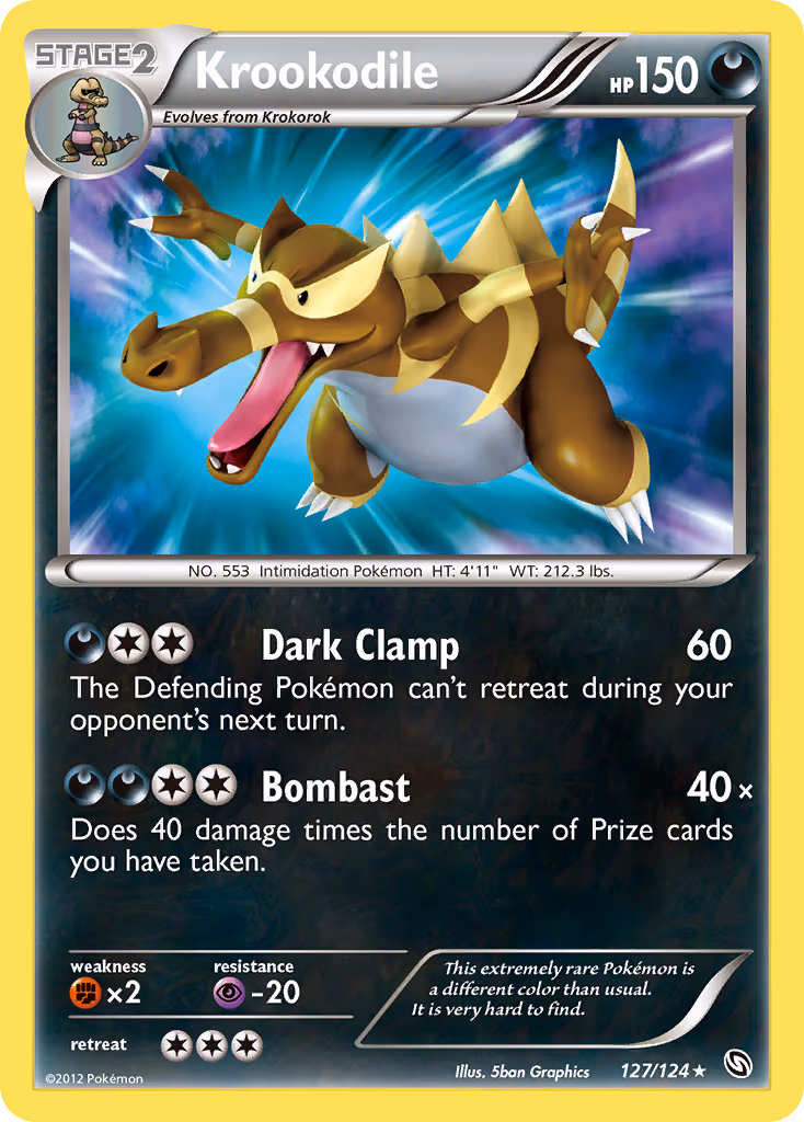 Krookodile trading card
