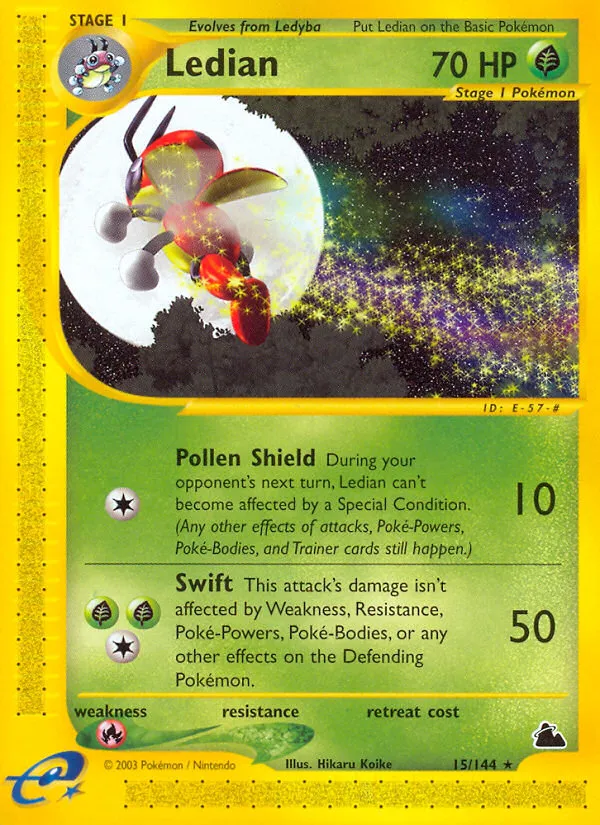 Ledian trading card