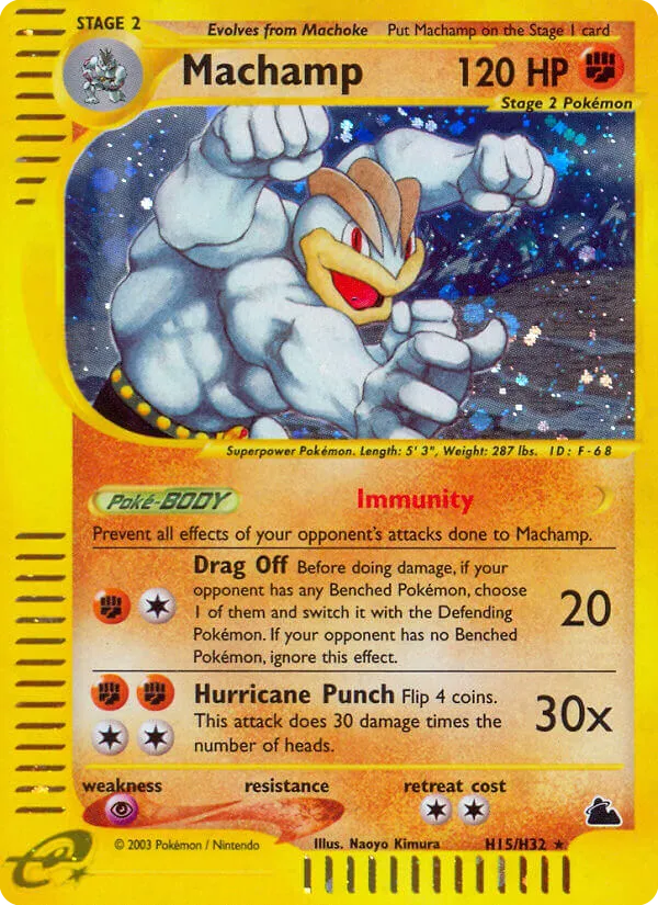 Machamp trading card