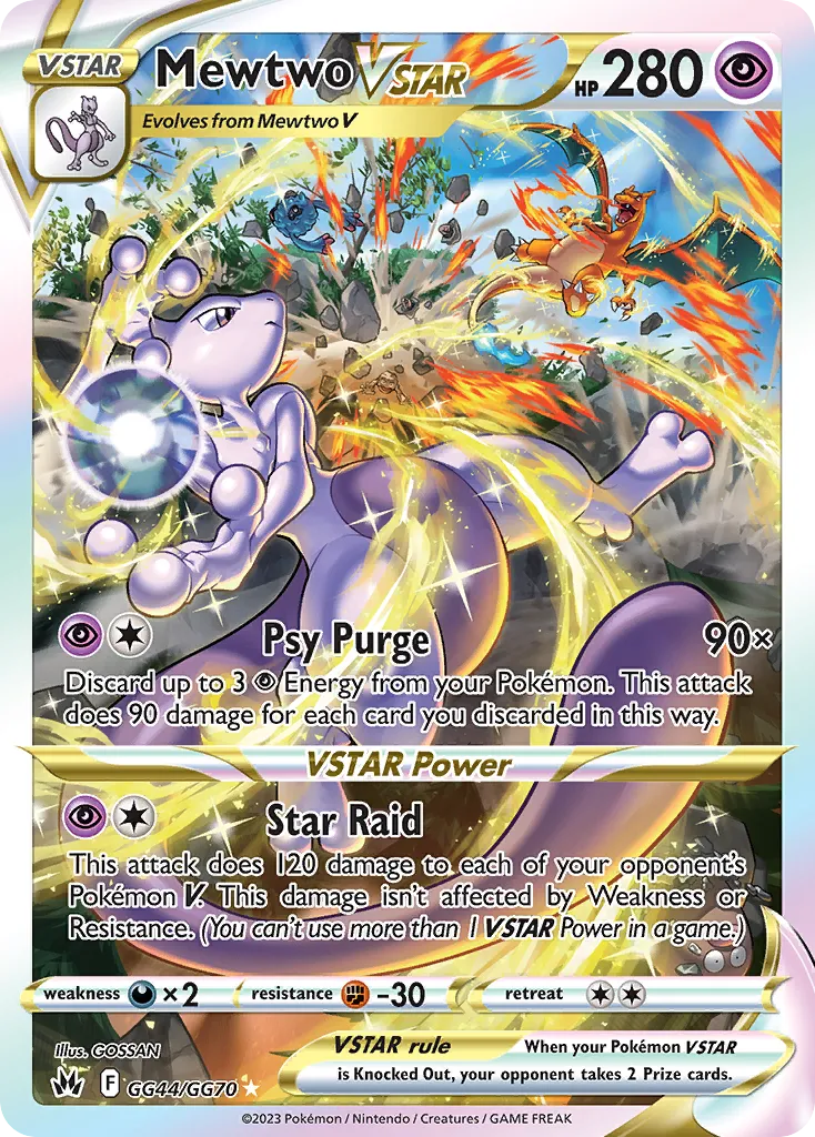 Mewtwo VSTAR trading card