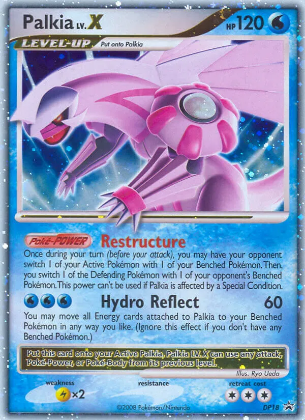 Palkia LV.X trading card