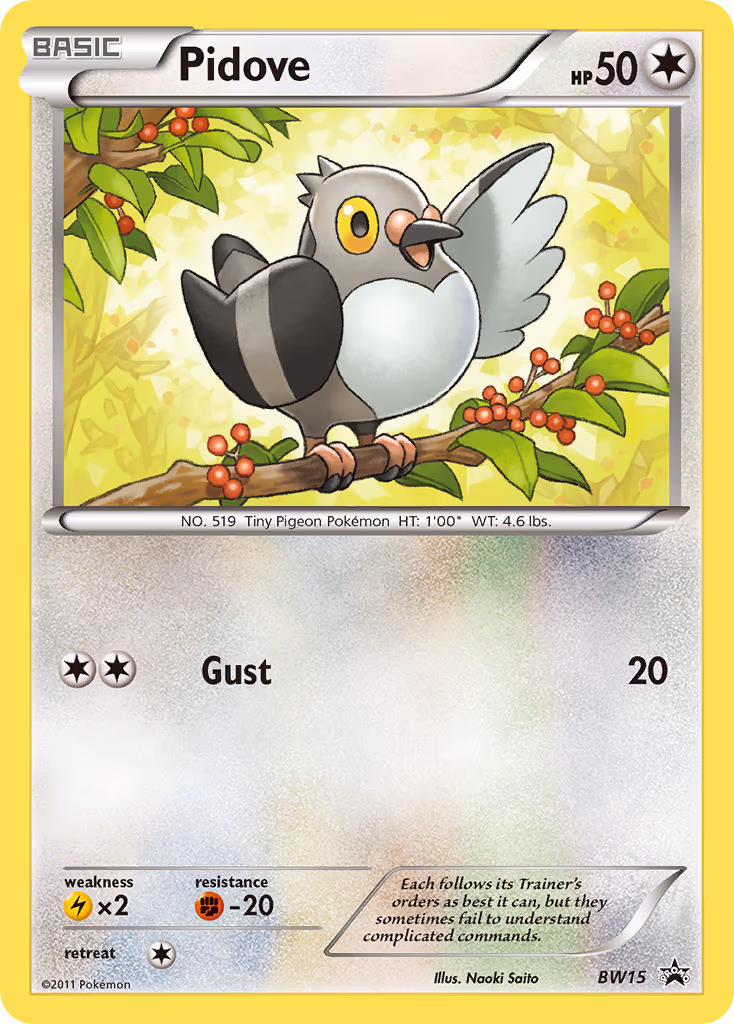 Pidove trading card