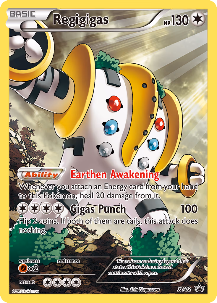 Regigigas trading card