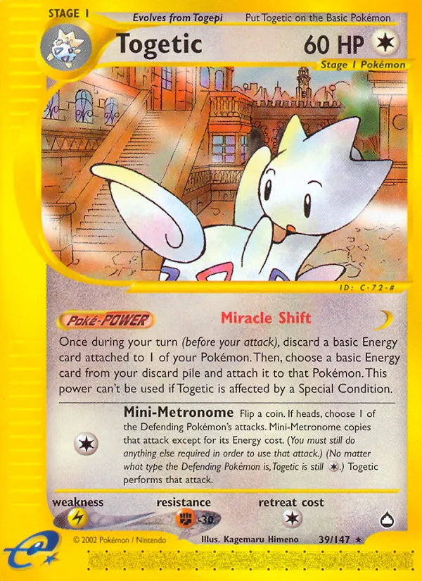 Togetic trading card