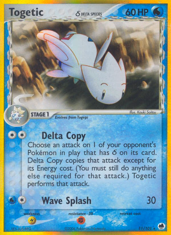 Togetic δ trading card
