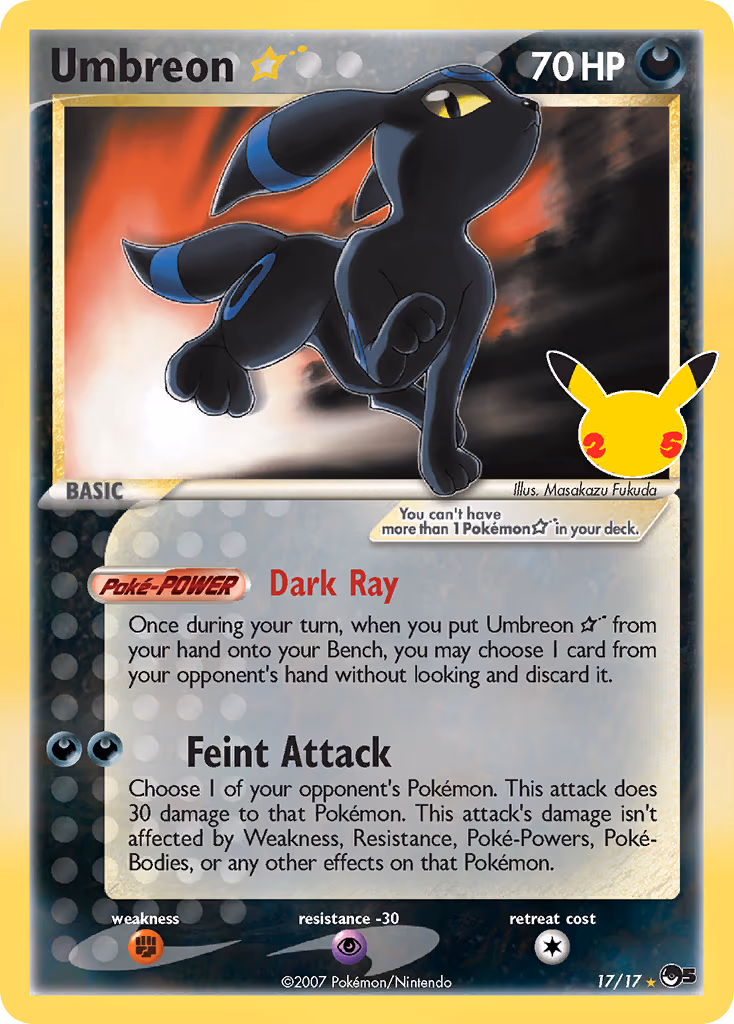 Umbreon ★ trading card
